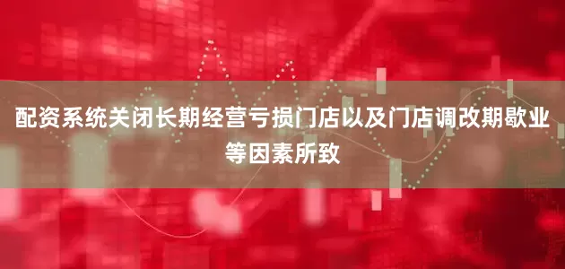 配资系统关闭长期经营亏损门店以及门店调改期歇业等因素所致